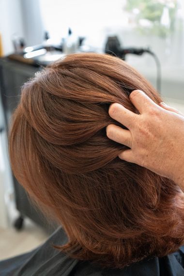 Ukázka kadeřnické práce Marcely Ohnoutkové
