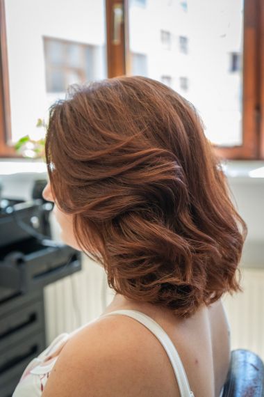 Ukázka kadeřnické práce Marcely Ohnoutkové