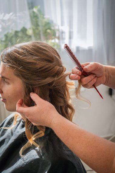 Ukázka kadeřnické práce Marcely Ohnoutkové